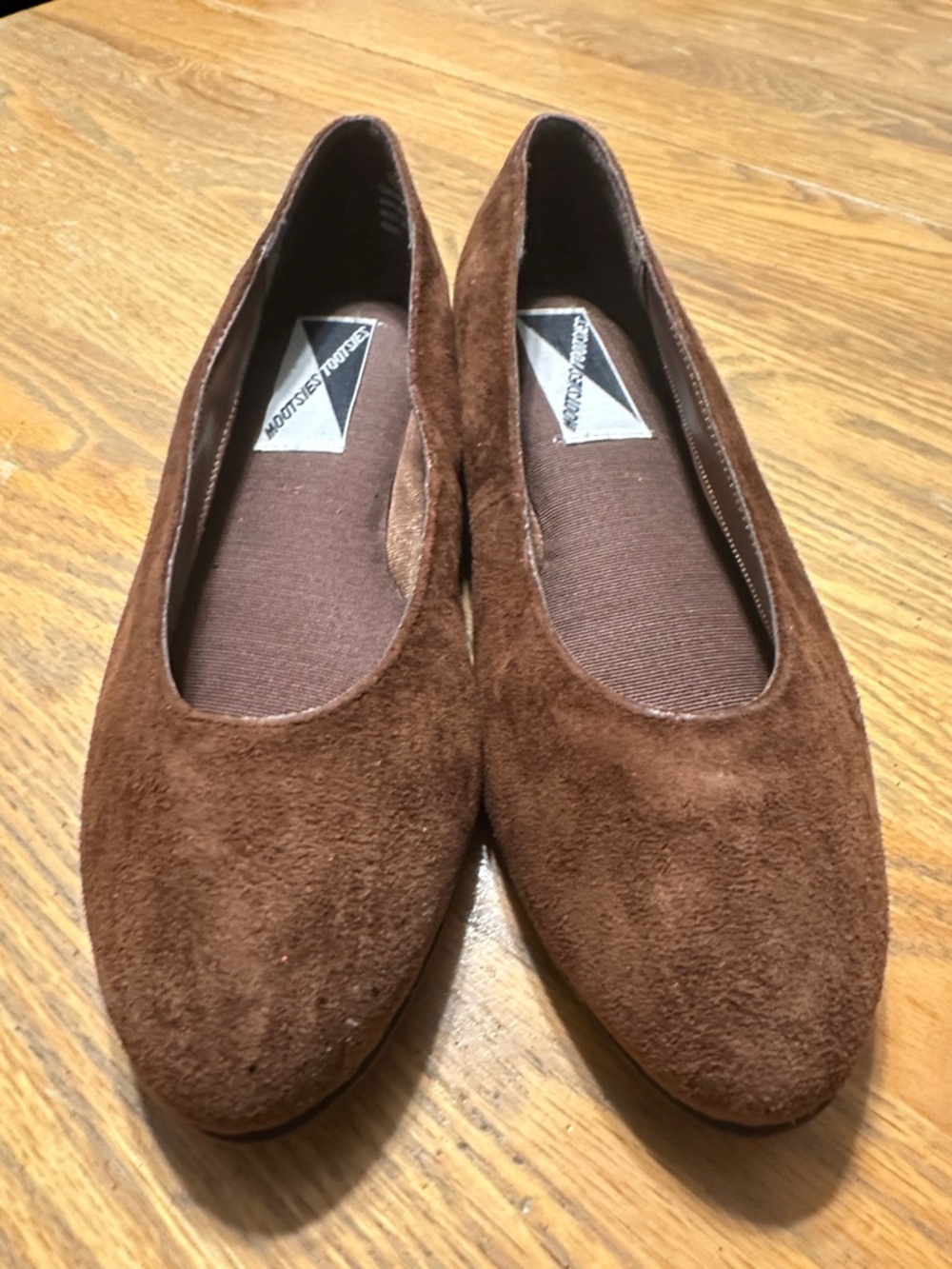 Brown Suede Mootsie Totsir Women's Ballet Flats Sz 8.5
